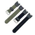 Army Green Men's Women's Cas-io SGW-100 Watchband Waterproof Nylon Canvas Strap Black for Sports Replacement Band for SGW Watch