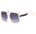2023 Best Selling Metal Frame Oversized Steampunk Luxury Trendy Sunglasses Personality Shades Sun Glasses