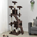 Pet Products Multi-Layer Large Integrated Cat Climbing Frame Wear Resistant Cat Bed Solid Wood Large Jumping Cat Tree
