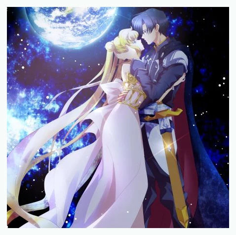 LS 5D Printed Diamond Painting Anime Sailor Moon Portrait in Classic and Cartoon Style Full Square & Round Diamond DIY