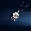 Wholesale Pendant Jewelry Rhodium Plated Cubic Zirconia Devil Eye Retro Pendant 925 Sterling Silver Fine Jewelry Pendant