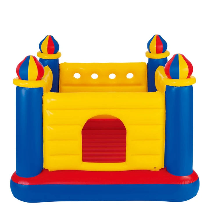 New Design Inflatables Castle Bouncy Jumping Bouncer Square Trampoline Kids' Playground  Cheap Trampoline for Kids