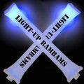 Custom Logo Printed Concert Cheering Props LED Inflatable Glow Sticks