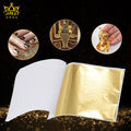 9*9 cm Taiwan Black Leaf Imitation Gold Foil for Gilding Decorating Furniture Art Works Home Furniture Gilding Gold Leaf