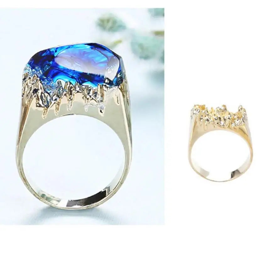 HY New Silicone Mountain Peak Ring Epoxy Mold for Jewelry
