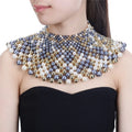 African Handmade Fashion Chunky Necklaces Women Jewelry Bib Beaded Collar Choker Pearls Charms Necklace