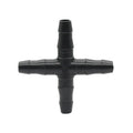 Micro 4mm Garden Drip Irrigation Hose Splitter Accessories 1/4 Inch 4 Way Barb Connector