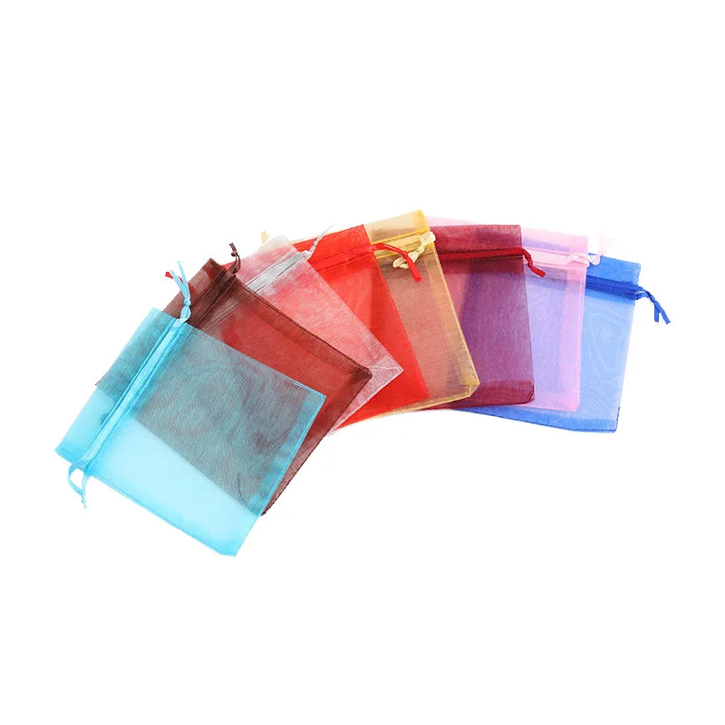 MU Factory Selling Organza Gift Bags & Pouches 90 Thickness China Origin Wholesale Price for Gift and Candy Valentine's Day