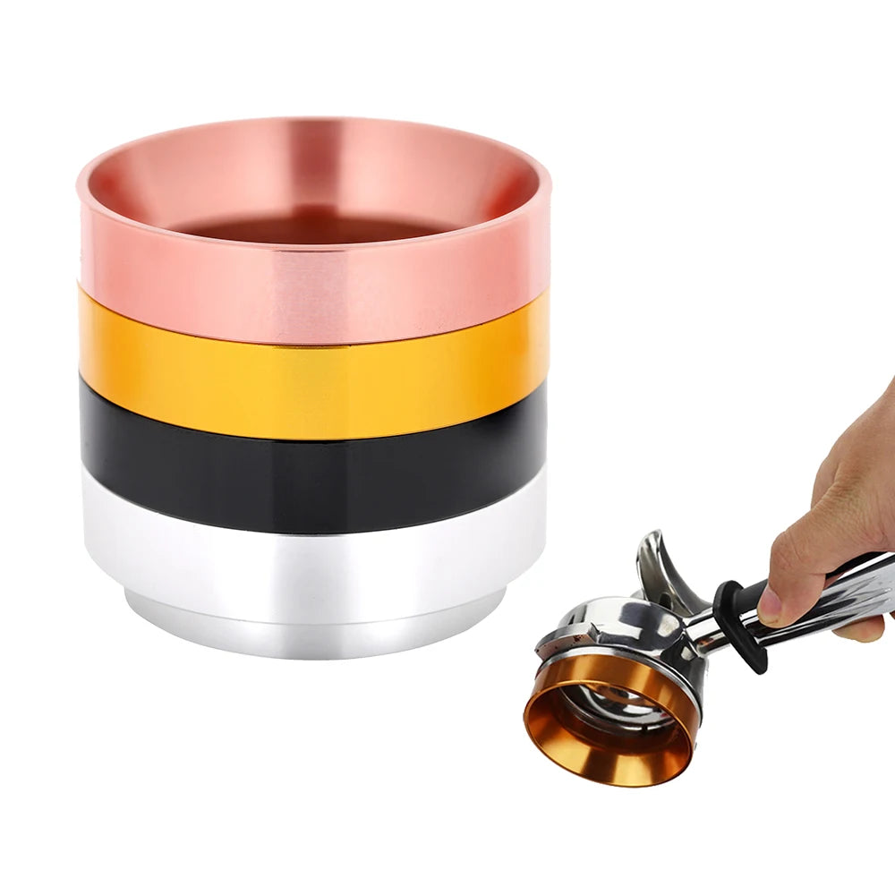 Factory Price 1PCS Aluminum Dose Ring Cup Coffee Dosing Funnel 51MM 54MM 58MM Dosing Ring for Brewing Bowl