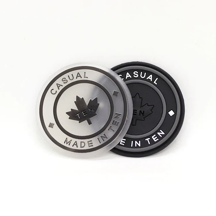 Hat PVC Patches Custom LOGO Heat Press Sew Iron on Embossed Rubber Badges Silicone Soft 2D 3D Rubber PVC Patch for Clothing