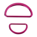 High Quality Bag Hardware New Color Plated Flat D Buckle Durable D Ring for Handbags