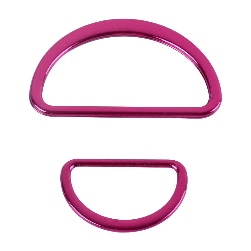 High Quality Bag Hardware New Color Plated Flat D Buckle Durable D Ring for Handbags