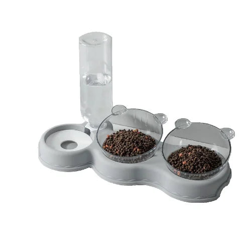 Factory Stock Pet Bowl Automatic Multifunctional Pet Feeder and Drinker for and Dogs
