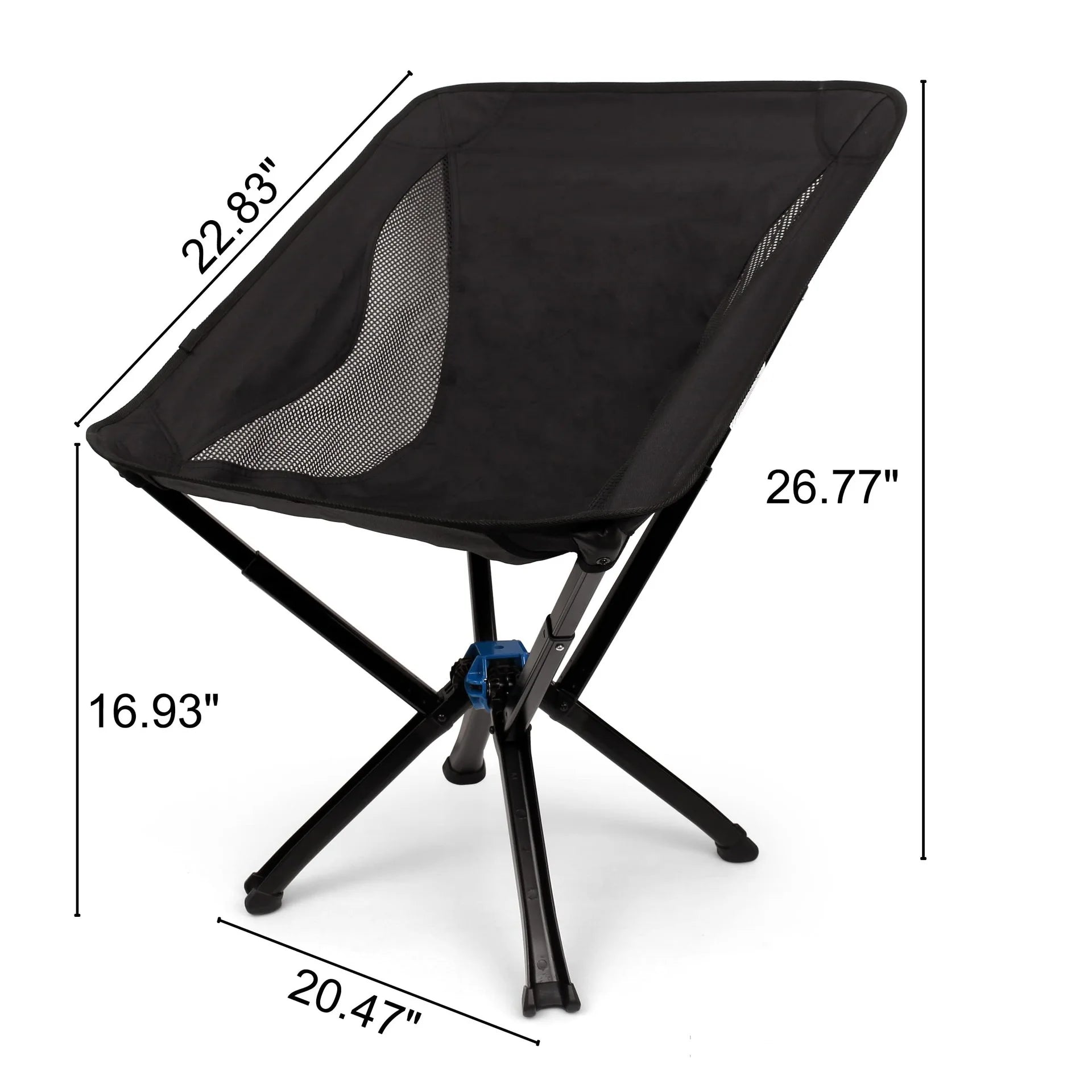 Outdoor Camping Picnic Camp Folding Chair Umbrella Chair Aluminum Alloy Lightweight Portable Backrest Moon Chair Manufacturers