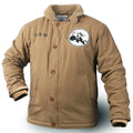 USN Vintage Winter Coat US NAVY N1 Thick Mens Sherpa Lined Fleece Deck Jacket