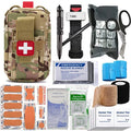 Camping Outdoor Survival Kit Bag EDC Trauma First Aid Survival Kit for Tactical Emergency