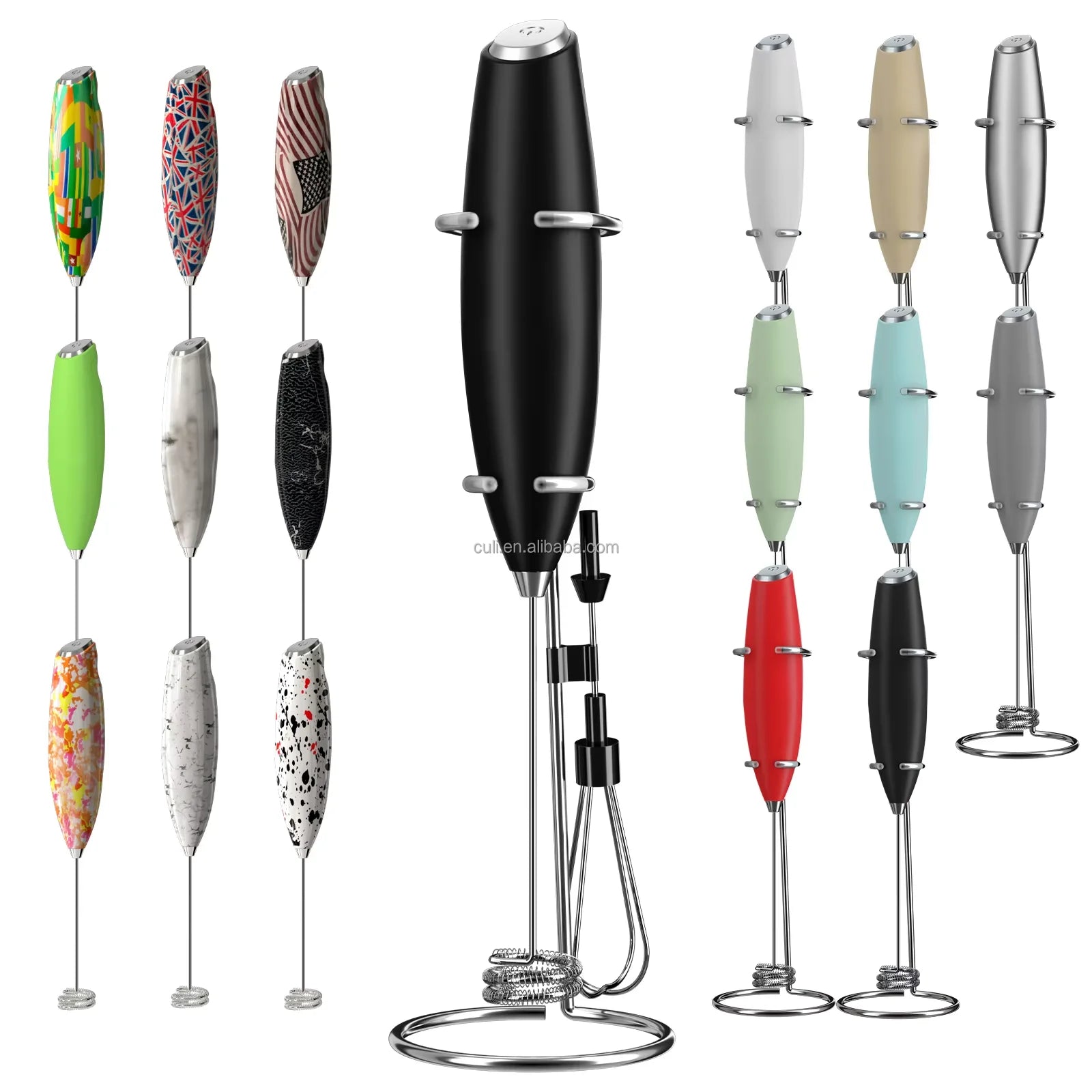 Portable Automatic Eco-Friendly Egg Beater Powerful Whisk Mini Electric Milk Frother Handheld Blender for Coffee Foam Maker