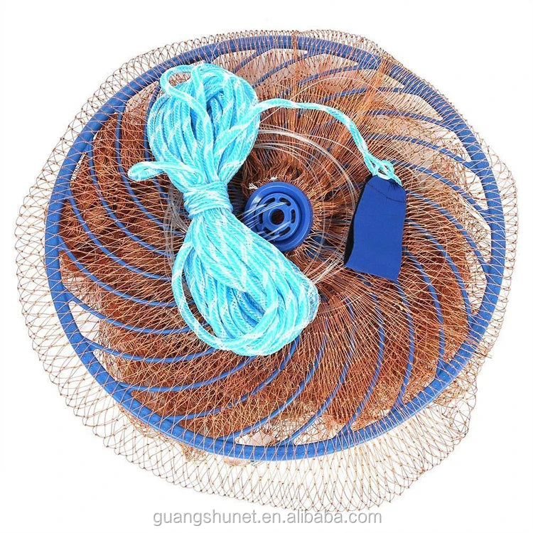 Throw a Net with or Without a Netsuke. Cast a Fishing Net by Hand