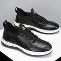 New Winter Business Men Shoes Daily Fashion Square Heel Round Head Sports Casual Shoes for Men
