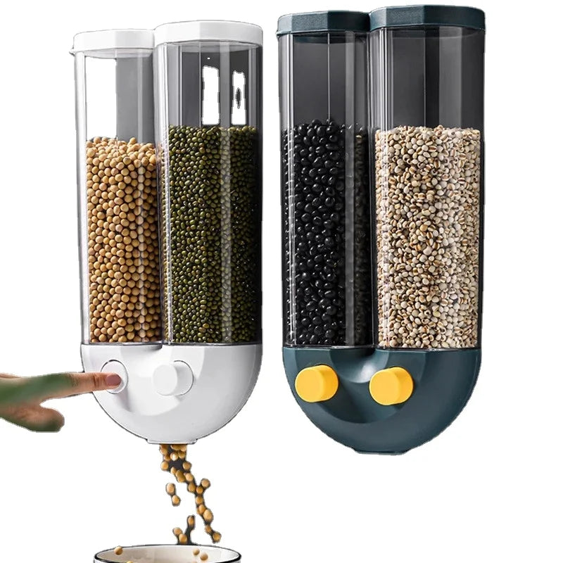 Yiwu Transparent Rectangle Plastic Sealed Food Storage Box for Grains Cereals Rice Bean Containers