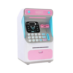 Epsilon Simulated Face Recognition Auto Scroll Paper Banknote Money Boxes Atm Machine Cash Box Electronic Piggy Bank For Kids