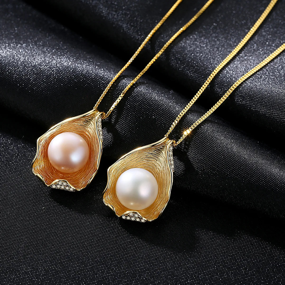 Hot Selling 18K Gold Plated Necklace Fresh Water Pearl Necklace S925 Silver Necklace for Women