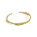 True Silver Thick Irregular Bangles for Men Women Neutral Twists Bangles Solid 925 Full Silver Unisex Jewelry Minimalist