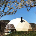 7M 2 Persons Geodesic Dome Tents Prefab Modular Bathroom for Sale