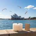 Famous Cities Collection Book Folding Lamp Set LED Paper Night Light with City Custom Printing for Tourist Souvenir Shops