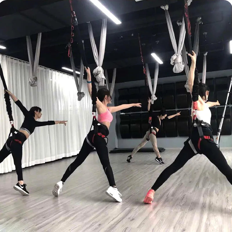 Wholesale Customized Elastic Dance Belt Flying Magic Vitality Door Yoga Hanging Bungee Rope Customized Pilates Accessories