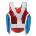 GINGPAI Customizable Dual-Side PU Breathable Mesh Lining Elastic Waistline BodyGear Karate Vest Adults Kids Chest Martial Arts