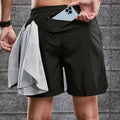 Wholesale Fitness Apparel Sports Shorts Jogging Workout Mens Athletic Gym 90% Nylon 10% Spandex Quick Dry Training Shorts
