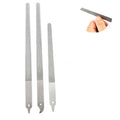 Custom Logo Stainless Steel Double Side Durable Multi Size Manicure Metal Nail File