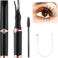 Mini Portable Makeup Electric Eyelash Curler Curling USB Rechargeable Finalize Heated Eyelash Curler for Women