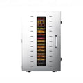 100L Commercial Automatic Fruit Dehydrator Stainless Steel Flower Dehydrator Machine 16 Trays Industrial Dehydrated Machine