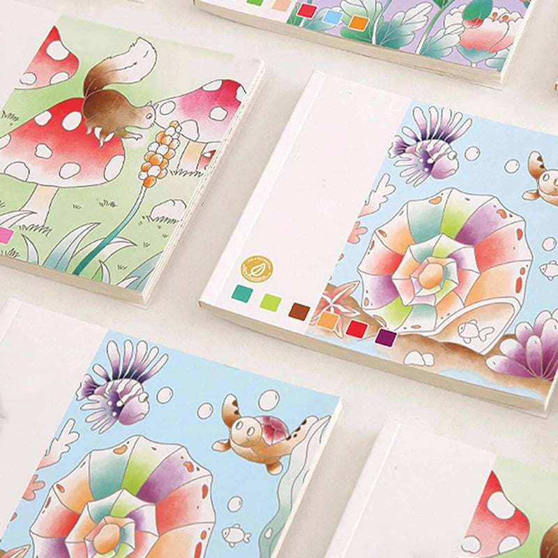 Printing Custom Stickers Magazine Children Painting Brochure Booklet Animal Coloring Book
