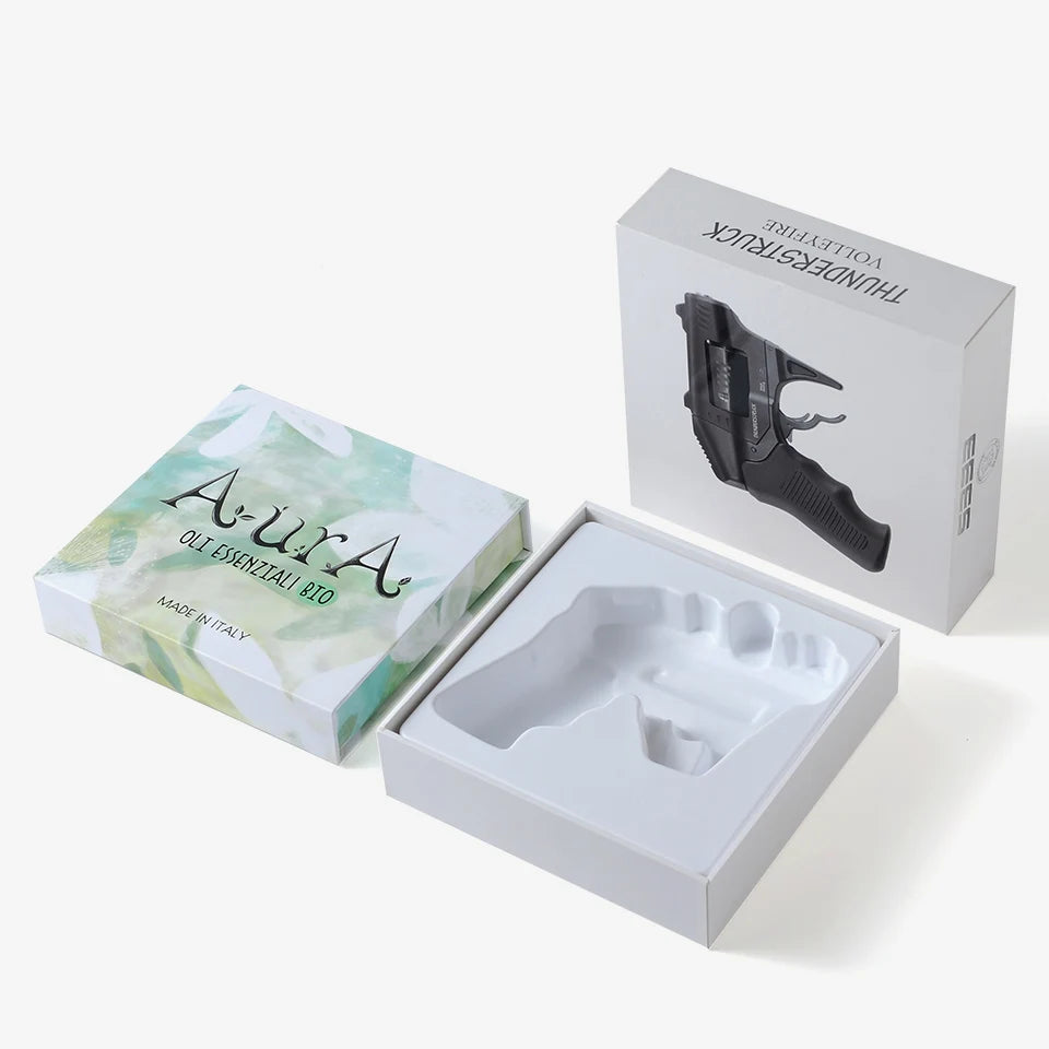 Factory Direct Sale Custom Recycled Materials Rigid Gift Boxes with Matt/Glossy Lamination Embossing Photo Frame Option