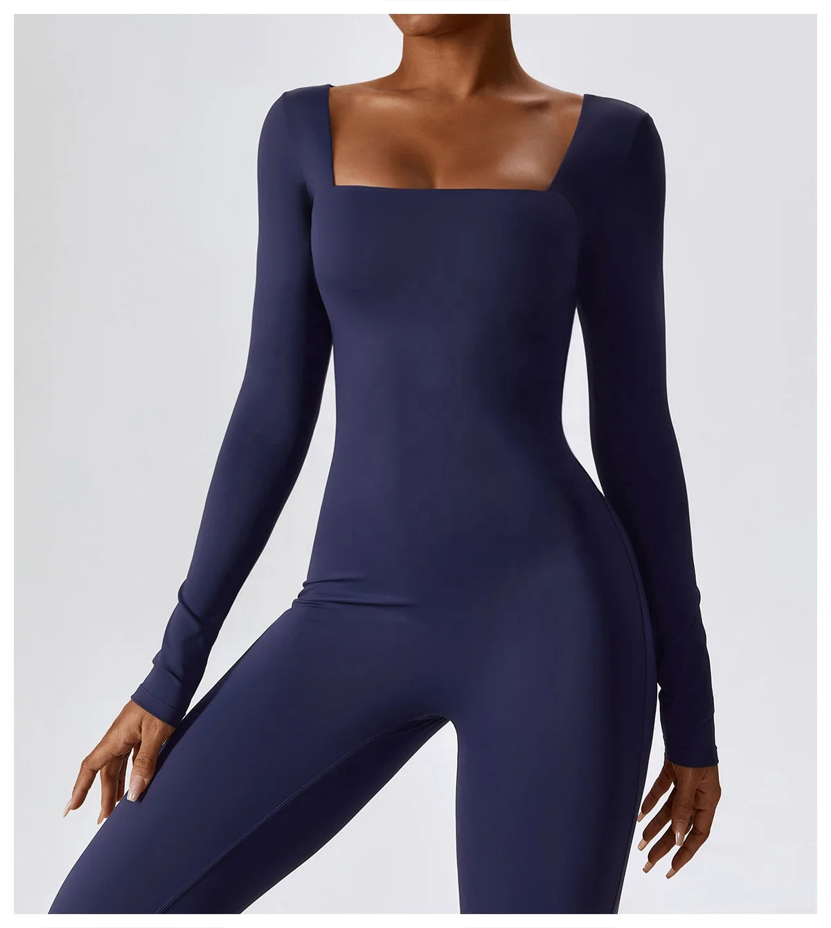 Long Sleeve Yoga Wear Women Playsuit Nude Quick Dry Romper Yoga Jumpsuit