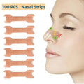 CSX Customized Die Cut Anti-snoring Nasal Strip Single-Sided Acrylic Polyester Waterproof Packing Cartons Sleep Improvement