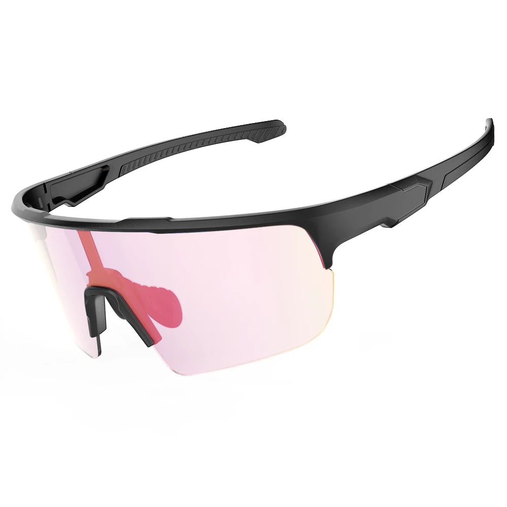 Yijia Optical MTB Road Bike Glasses with Photochromic Lenses UV Protection Cycling Eyewear Unisex Sport Sunglasses for Outdoor