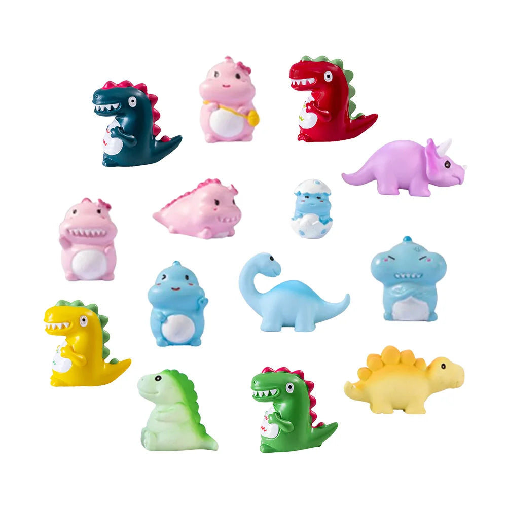 Small Moq High Quality Artificial Dinosaur Design 3d Animal Resin Charm Decoration