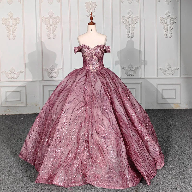 Jancember 9852 Lace Sweetheart Off Shoulder Evening Ball Gown Party Dresses