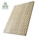 3D Decorative Wood Factory Modern Feature Sound Proofing Outdoor Indoor Wood Wall Panel