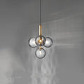 Modern Glass Ball Led Pendant Lamps Bedroom Bedside Gold Indoor Kitchen Hanging Light Luminaire Dining Room Decor Light Fixtures