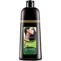 For MOKERU Natural Organic Argan Oil Collagen Shampoo 100% Gray Hair Coverage Semi-Permanent Cream Dye for Black Hair
