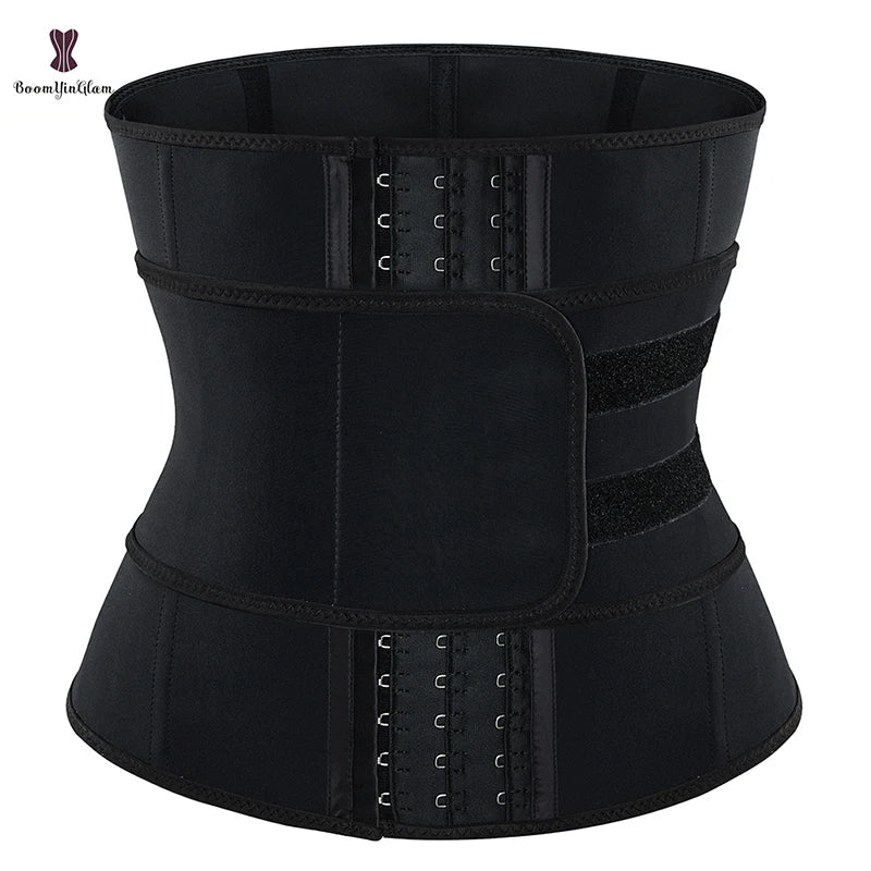 Fajas Colombianas Girdle Corset Ann Cherry 9 Steel Bone Strap Waist Belt Latex Slimming Sheath Firm Control Plus Size