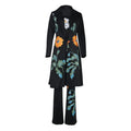 Wholesale 2022 New Design OL Women's Clothing Elegant Long Pants Jacket Suit Casual Solid Pattern Chiffon Summer Collection MOQ