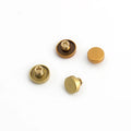 Nolvo World Fashion Garment Accessories Custom Logo Decorative Metal Pyramid Stud Flat Rivet for Jeans and Bags