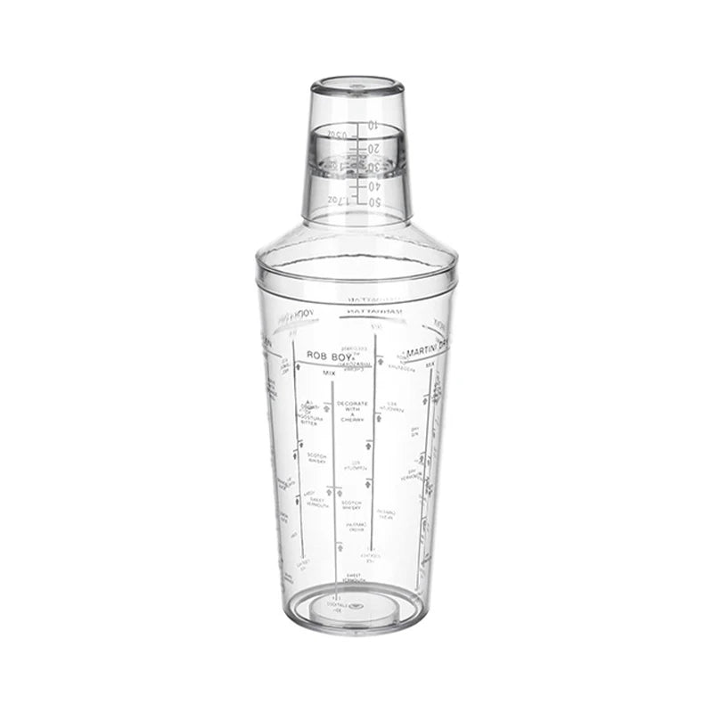 Hotsale PS Plastic 500ml 700ml Ice Shaker Cup Drink Mixer Shaker Bottle Boba Shaker for Sale