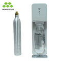 0.6L Soda Cylinder TPED Certification ISO7866 CO2 Aluminum Cylinder for Beverage Soda Maker